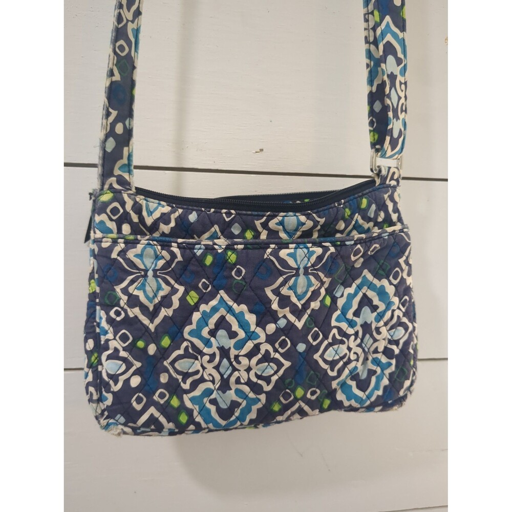 Vera Bradley Blue blue quilted purse fall winter Fair condition